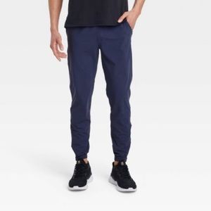 All in Motion | Men's Lightweight Tricot Joggers - in Navy Blue | S